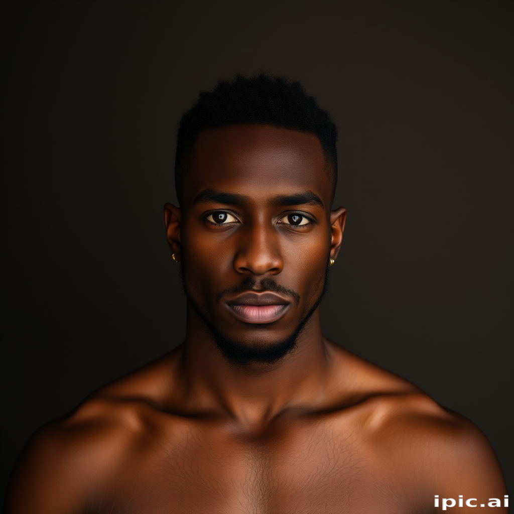 black male shirtless