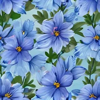 blue flowers background
