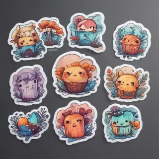 transparent cute stickers