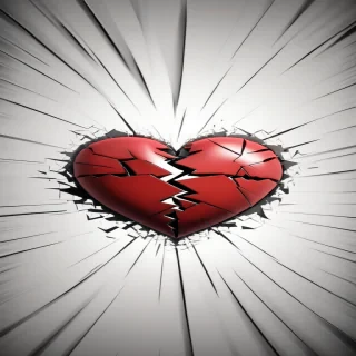 broken heart background