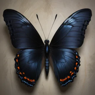 black butterfly