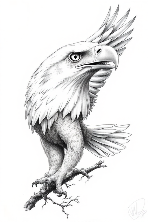 eagle drawing