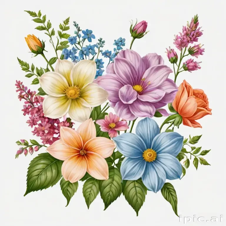 clipart transparent background flowers