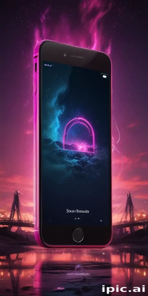 lock screen neon wallpaper iphone