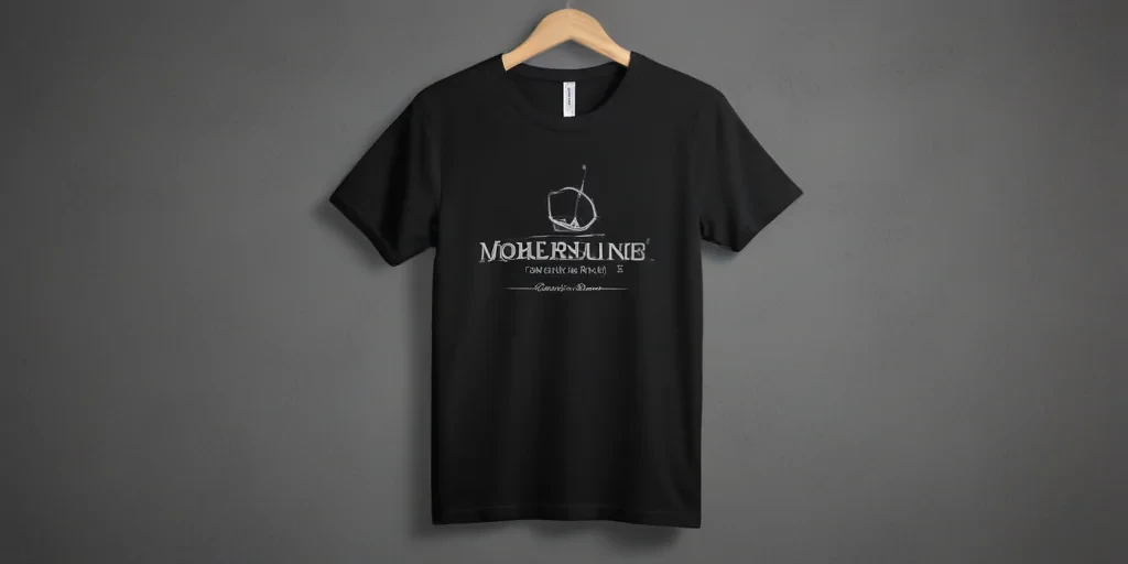 black mockup t shirt