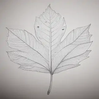 leaf doodle