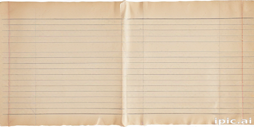 A Blank Notebook Spread Ready for New Ideas and Creative Thoughts