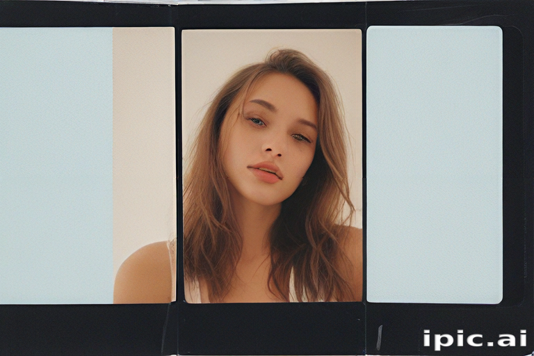 Natural Beauty: A Close-Up Portrait Capturing Soft Expressions and Warm ...