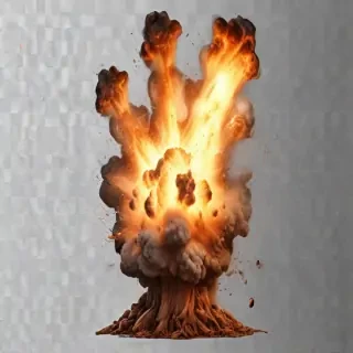 explosion transparent background
