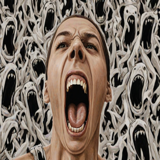 screaming background
