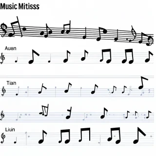 music notes transparent