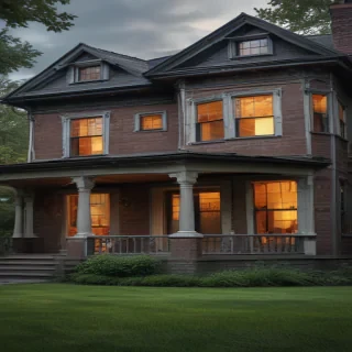 background of the house