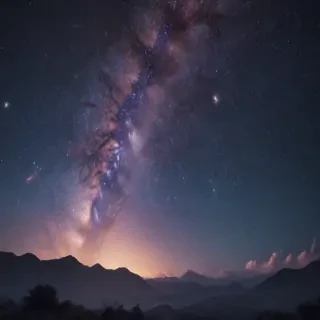 starry background aesthetic