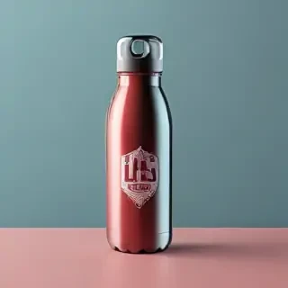 water bottle mockup