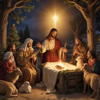 merry christmas jesus images