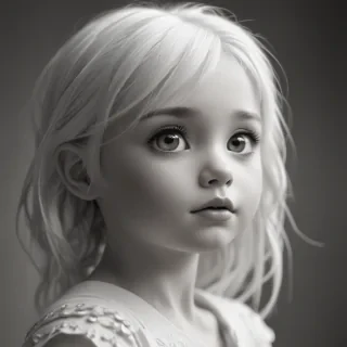 cute black and white