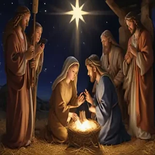 merry christmas nativity images free