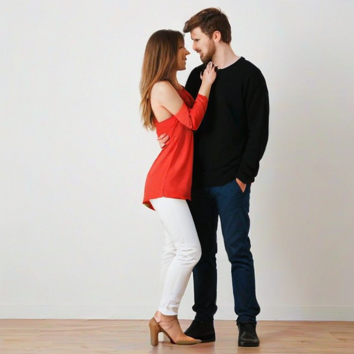 couples drawing poses