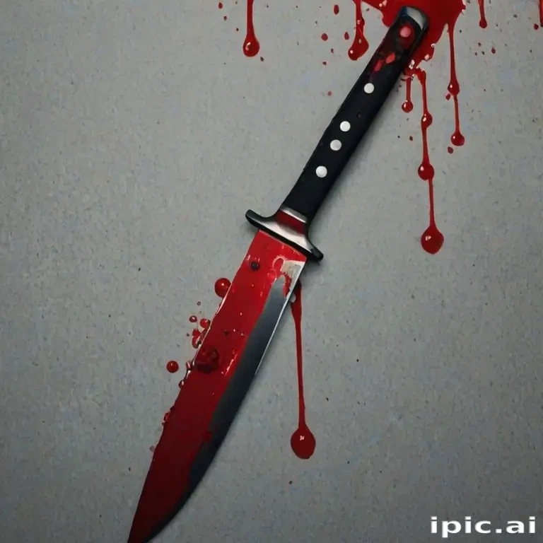 bloody knife aesthetic