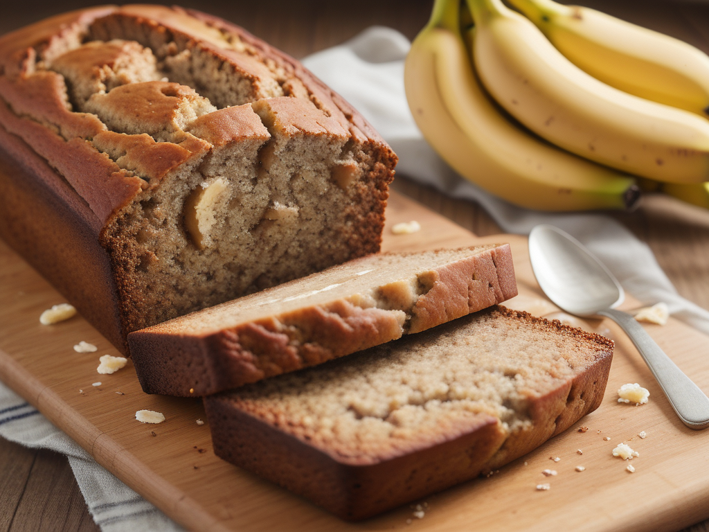 banana bread using pancake mix