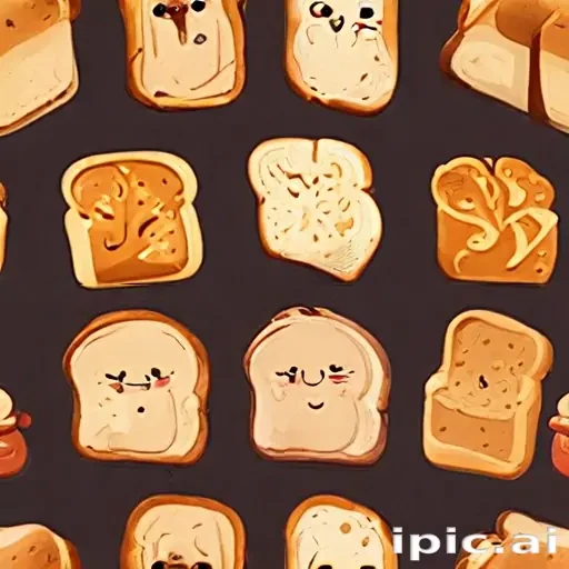 bread in cartoon