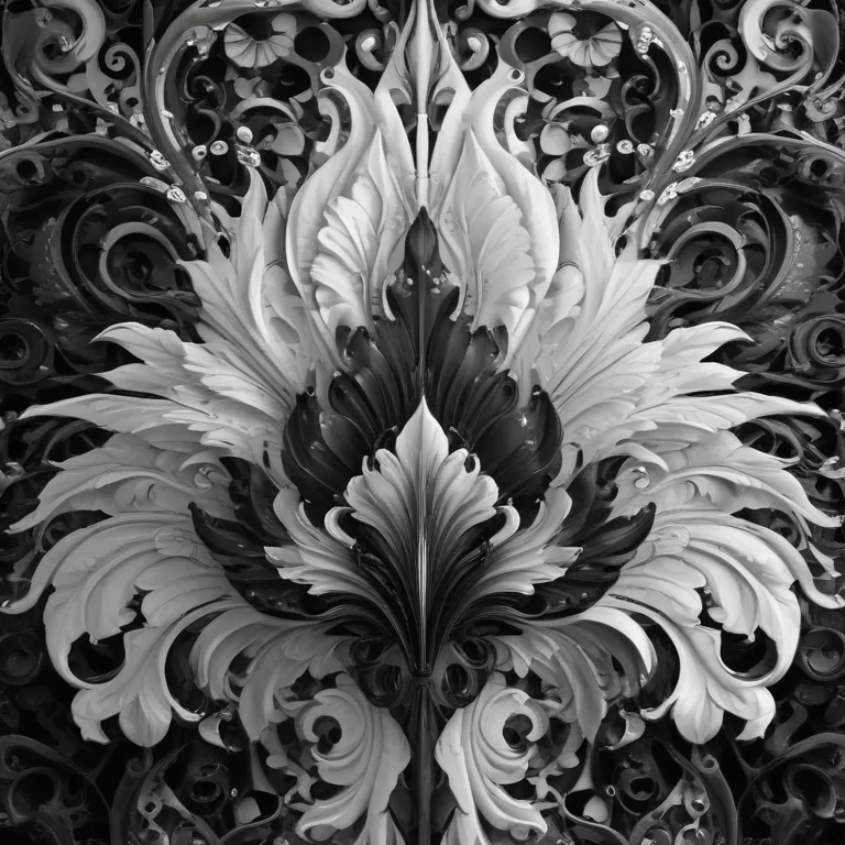 black and white patterns