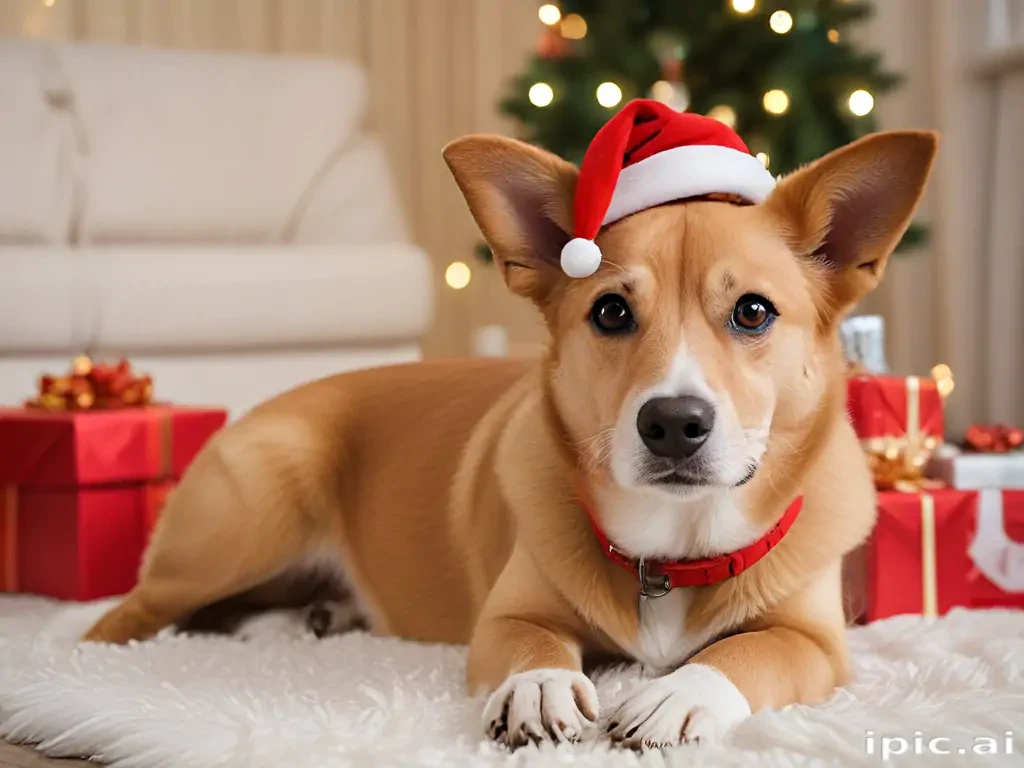 christmas dog photos