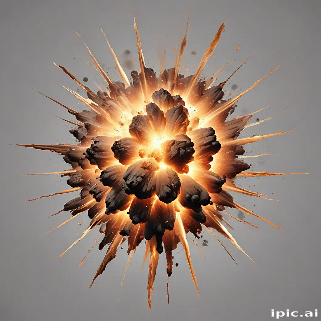 explosion transparent background