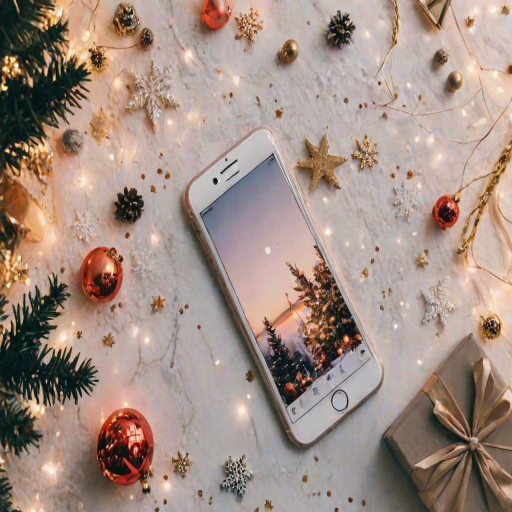 iphone christmas aesthetic wallpaper