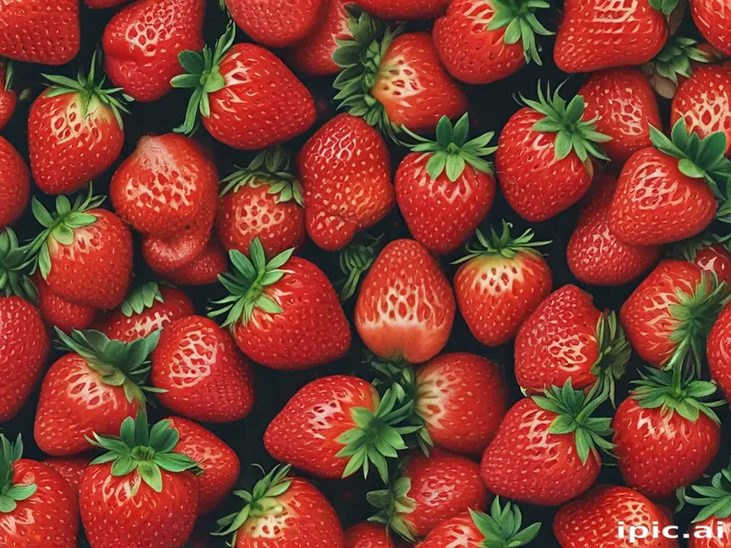 strawberry background aesthetic