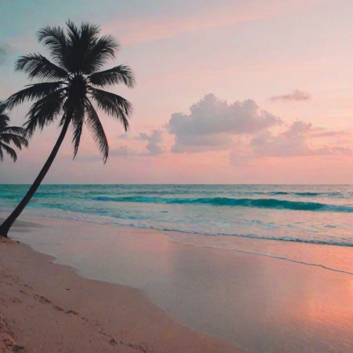 aesthetic beach background