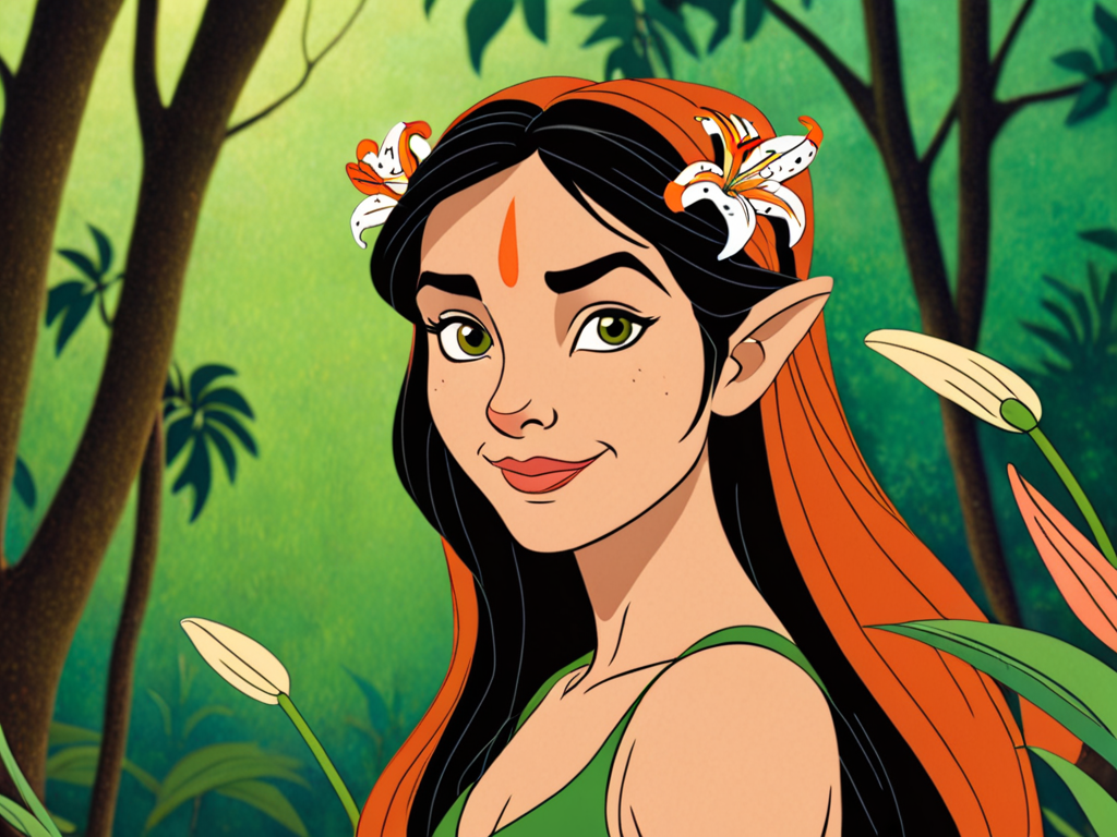 Tiger Lily fron cartoon Peter Pan