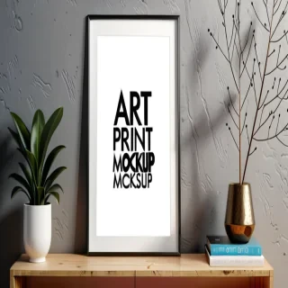 art print mockup