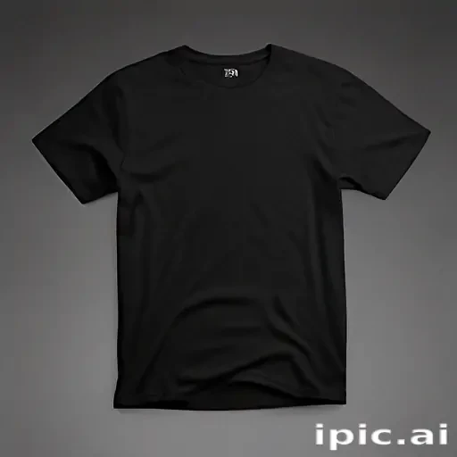 black shirt mockup