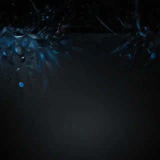 black background blue
