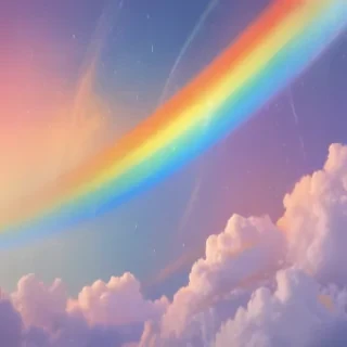 cute rainbow background