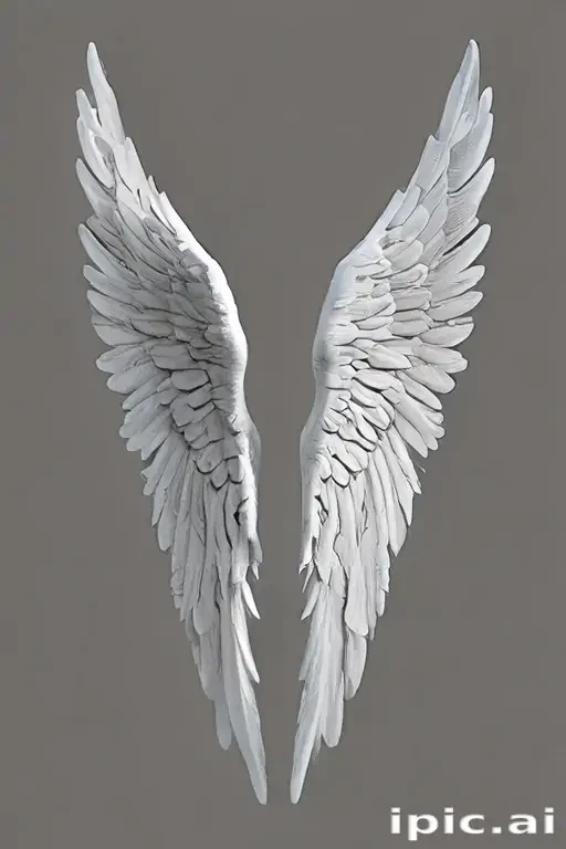 realistic angel wings png