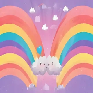 cute rainbow backgrounds