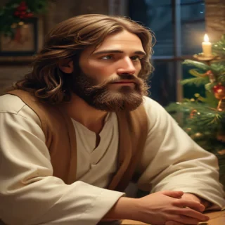 jesus at christmas images