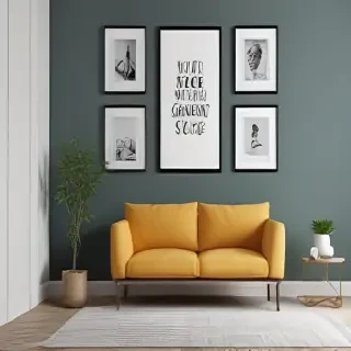 gallery wall mockup