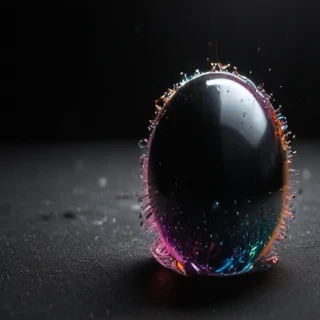 sparkling black background