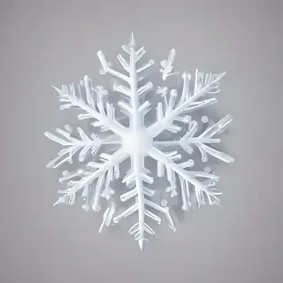 transparent background snowflake clipart
