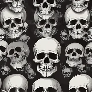 skull background