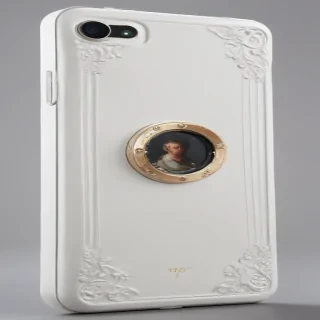 icon phone white