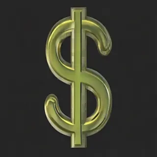 dollar sign transparent
