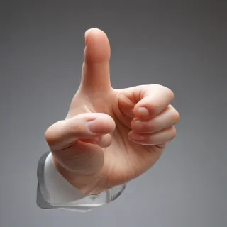 transparent thumbs up