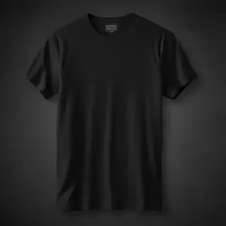 high resolution black t shirt template