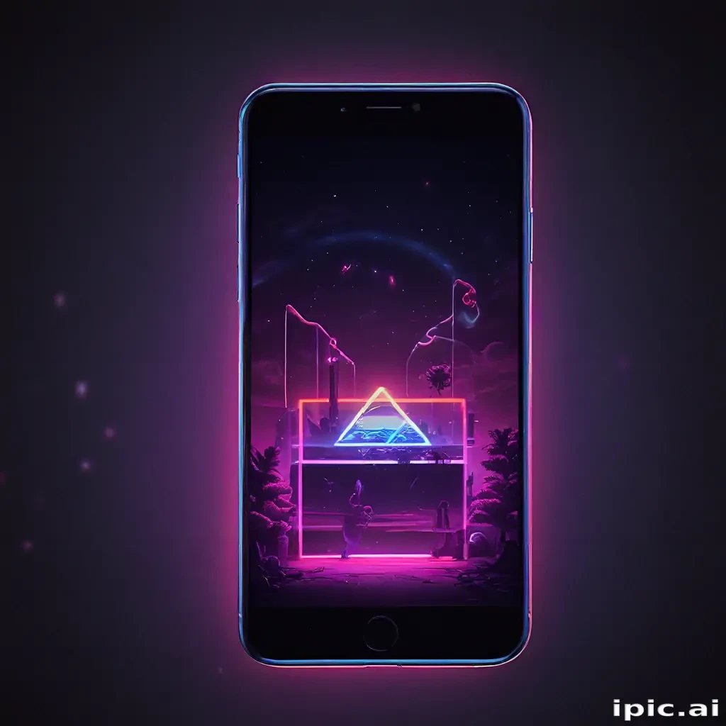 4k neon phone wallpaper