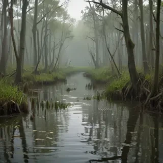 swamp background