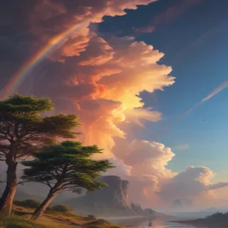 aesthetic rainbow wallpaper